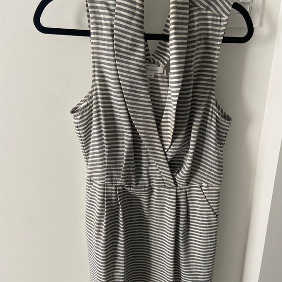 Bcbg women’s blue and white stripe dress size 10usa - Picture 3 of 3